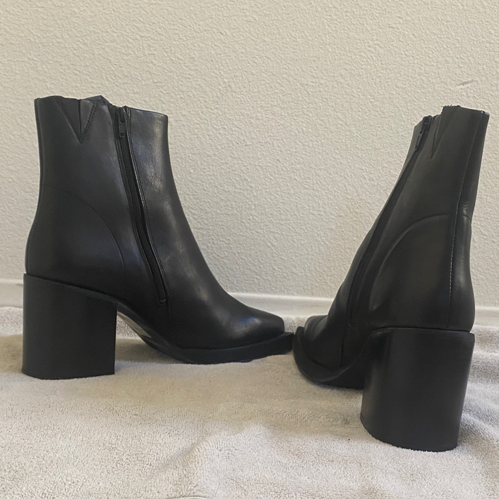 ASOS Black Heeled Boots